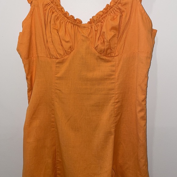 Free People Like A Lady Mini Dress in
Orange-NWT - Picture 7 of 14